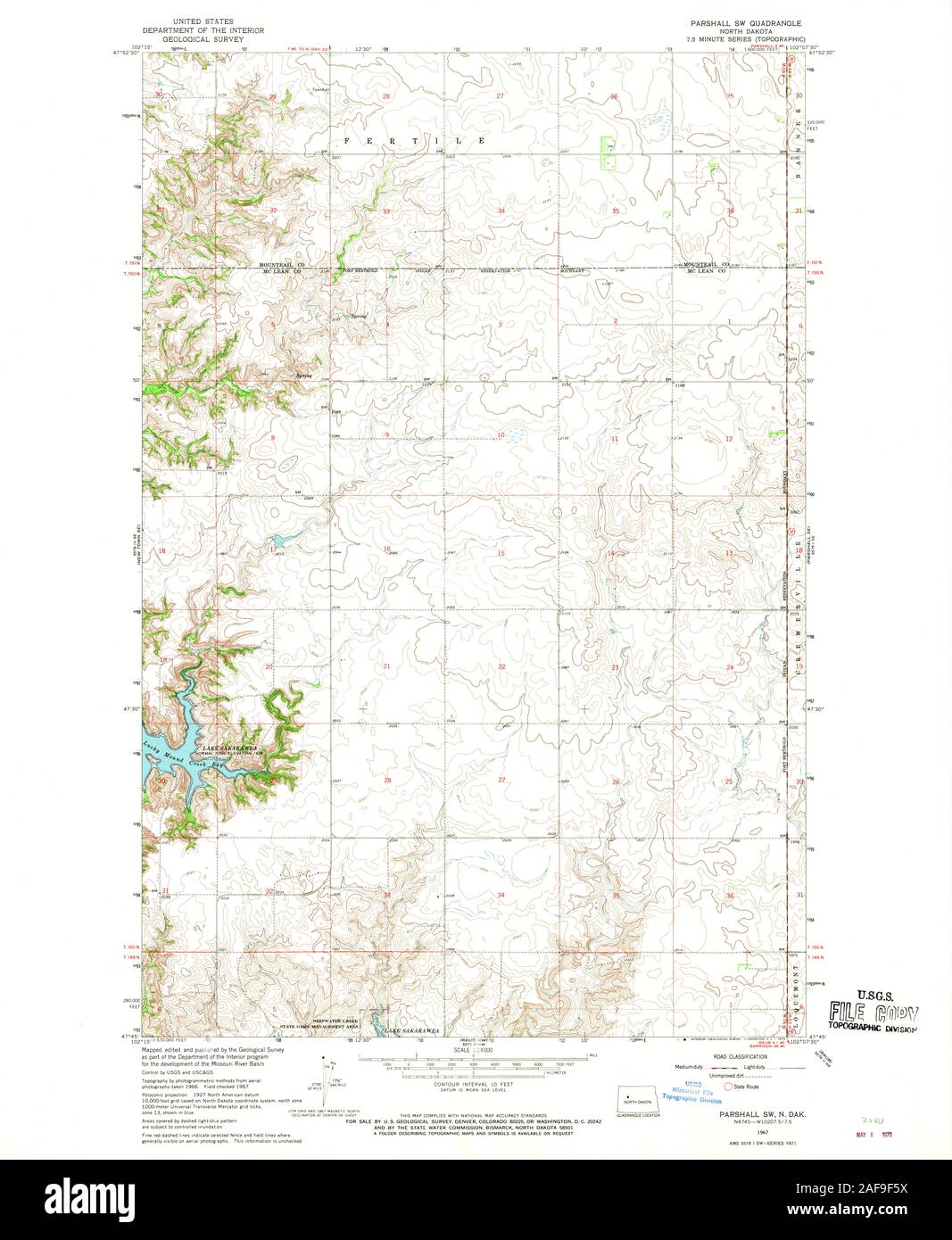 Map of parshall north dakota hires stock photography and images Alamy
