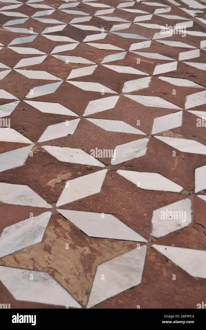 Floor outside the Taj Mahal Stock Photo - Alamy