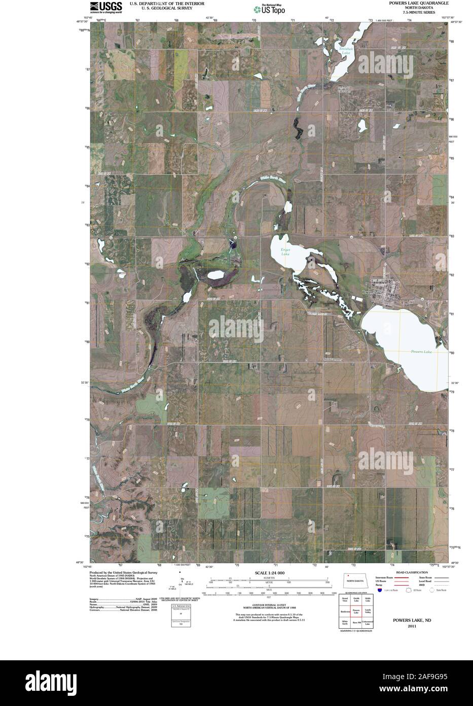 Map of powers lake hires stock photography and images Alamy