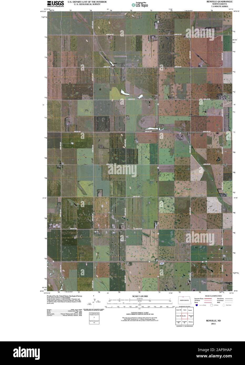 Map of renville hires stock photography and images Alamy