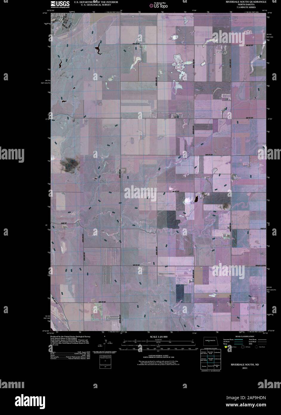 Map of riverdale north dakota hires stock photography and images Alamy