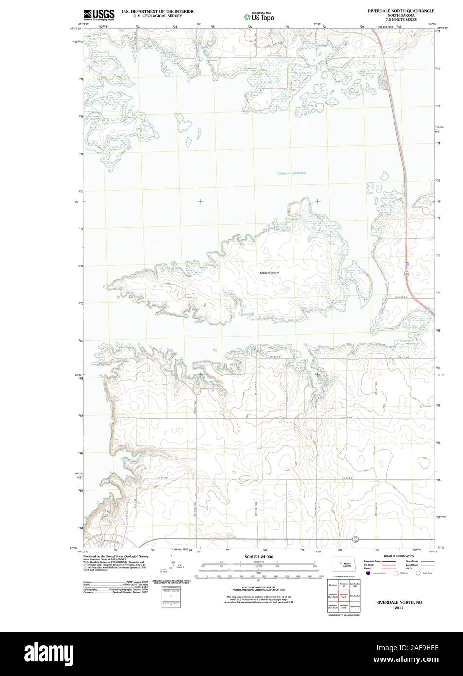 Map of riverdale north dakota hires stock photography and images Alamy
