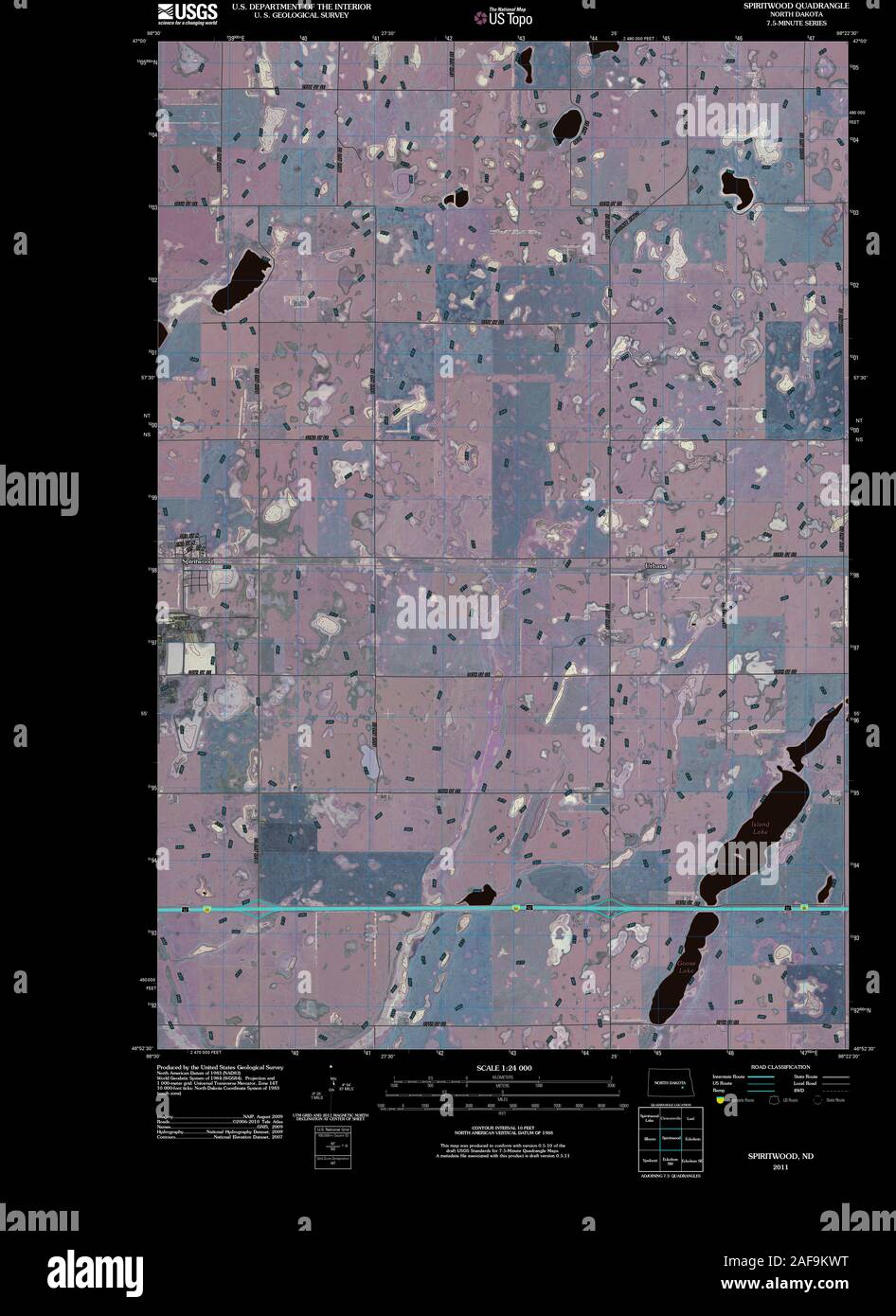 Spiritwood map hires stock photography and images Alamy