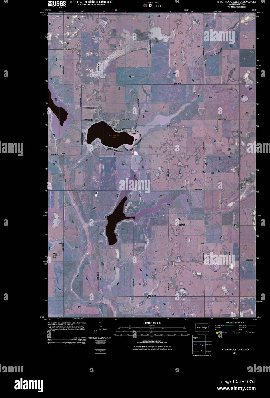 Map of spiritwood hires stock photography and images Alamy