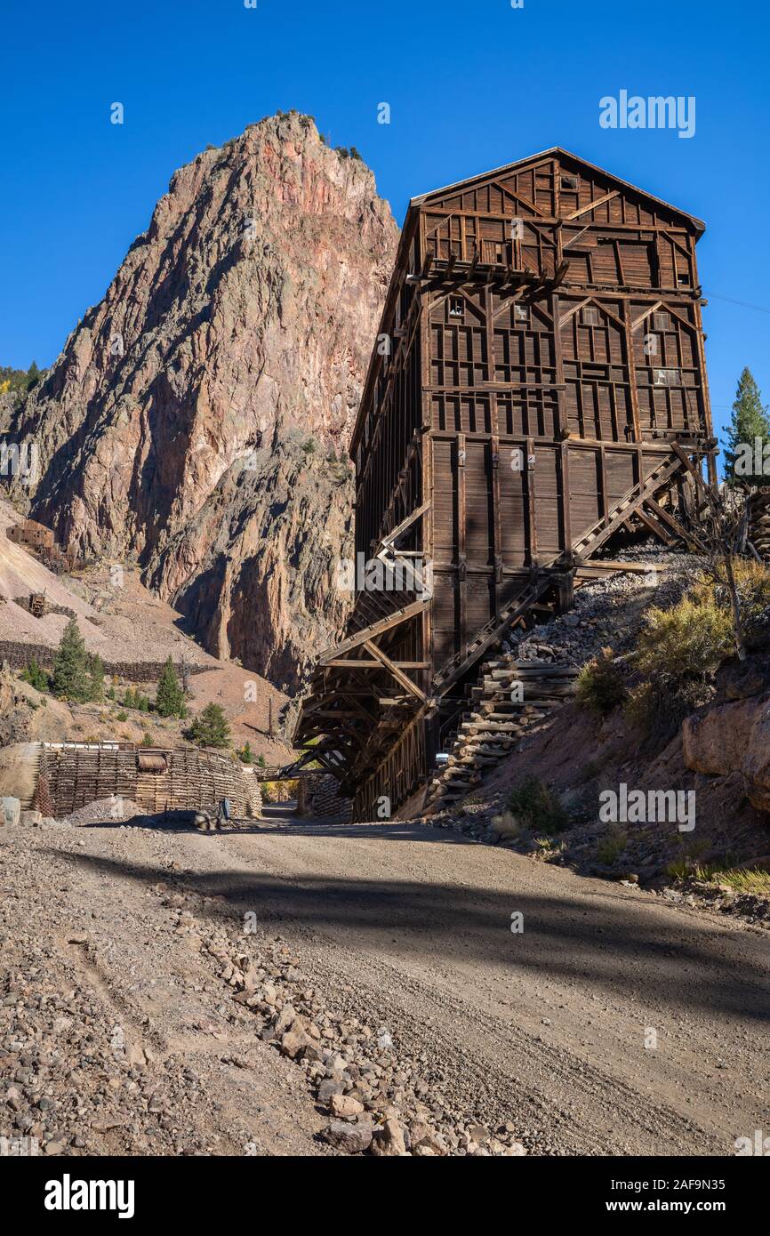 Historic Commodore Mine, Creede, Colorado Stock Photo Alamy