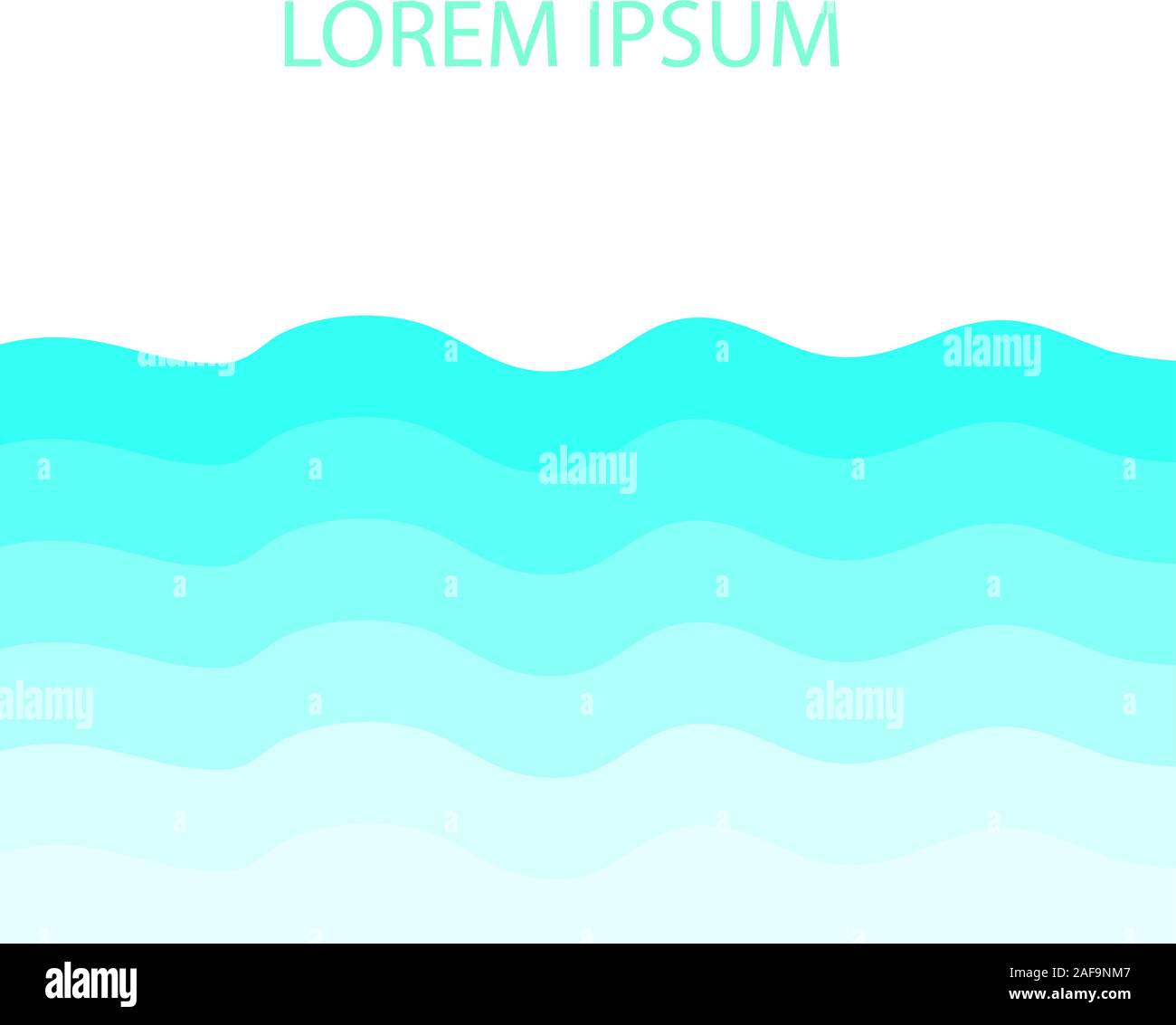 vector illustration of waves background. abstract backdrop. Stock Vector
