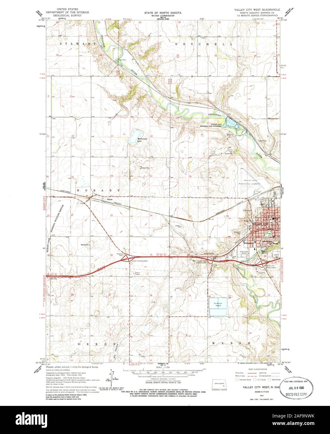 Valley City Nd Map Valley City North Dakota Map Cut Out Stock Images & Pictures - Alamy