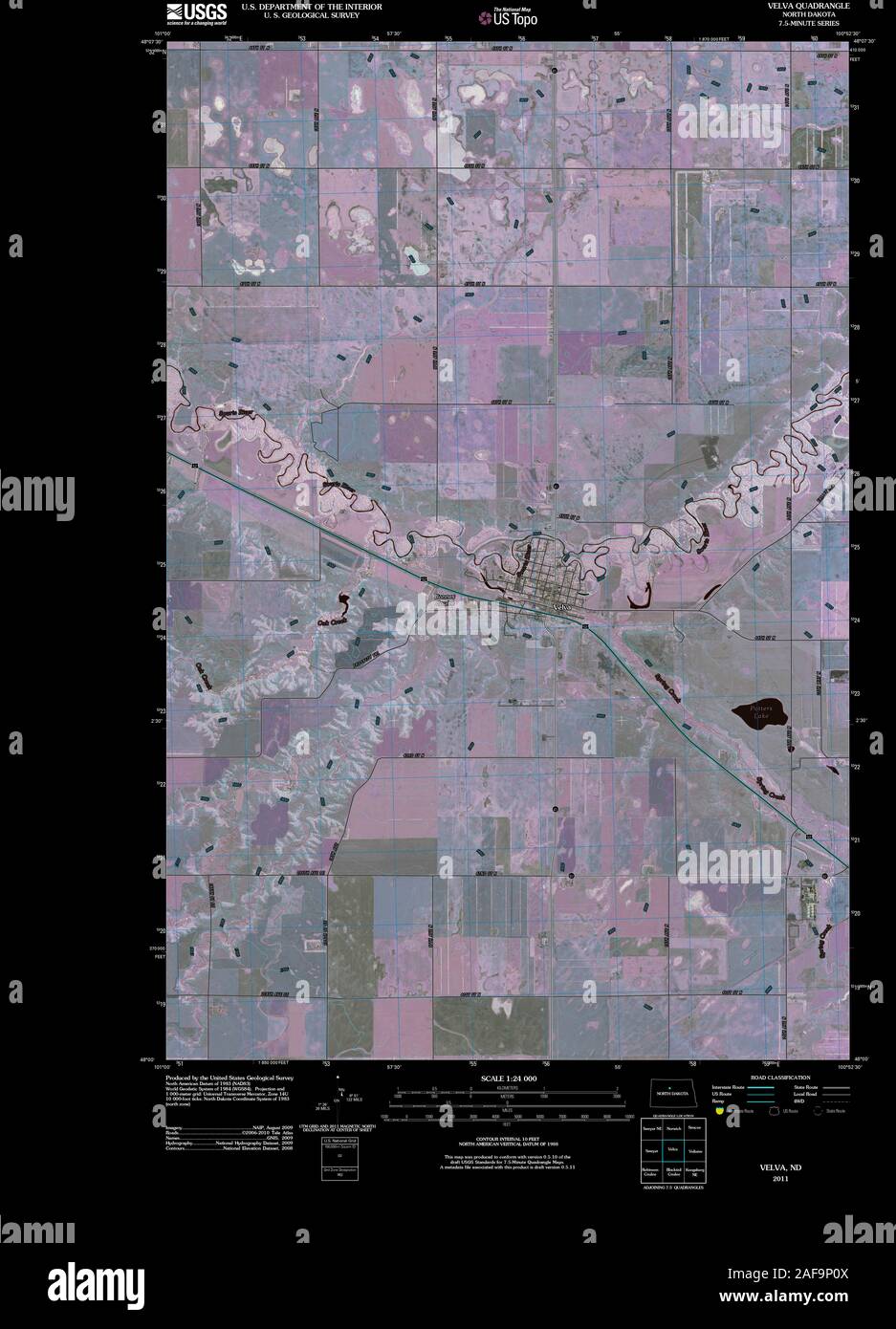 Map of velva north dakota hires stock photography and images Alamy