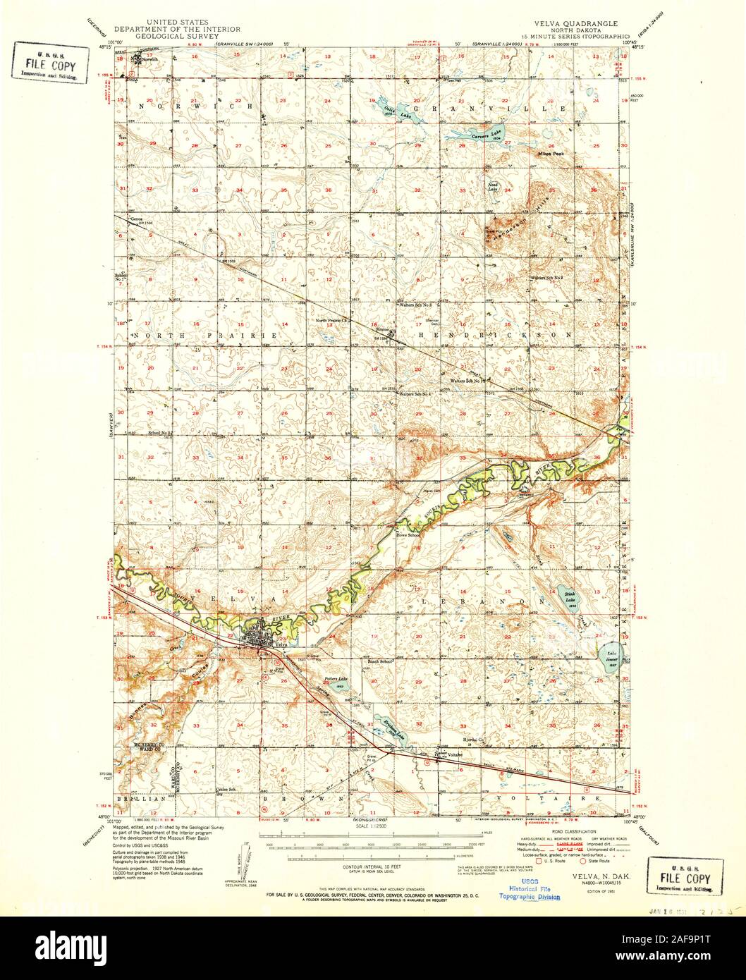 Map of velva north dakota hires stock photography and images Alamy