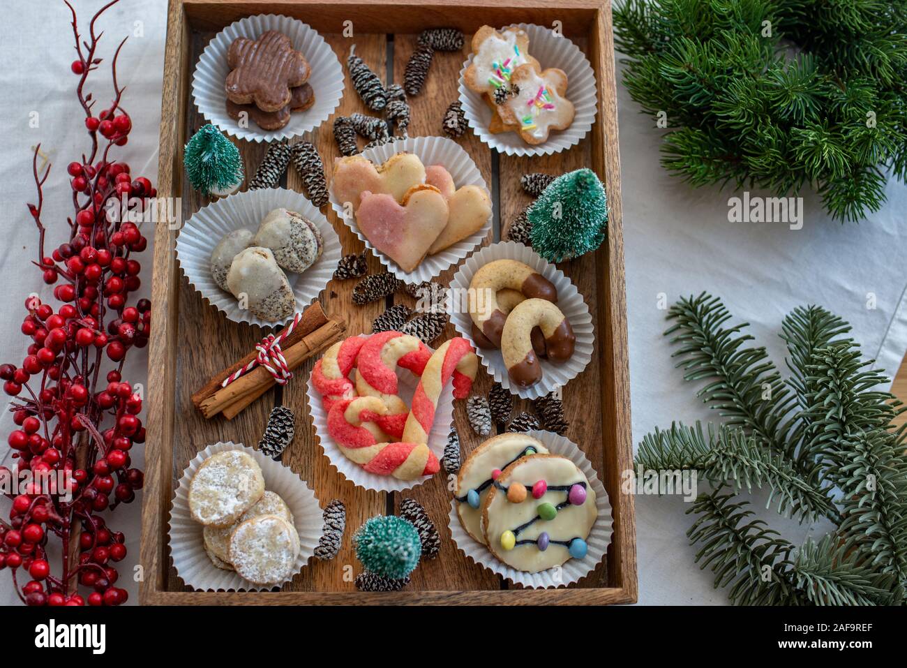 Traditional German Christmas Cookies Stock Photo - Alamy