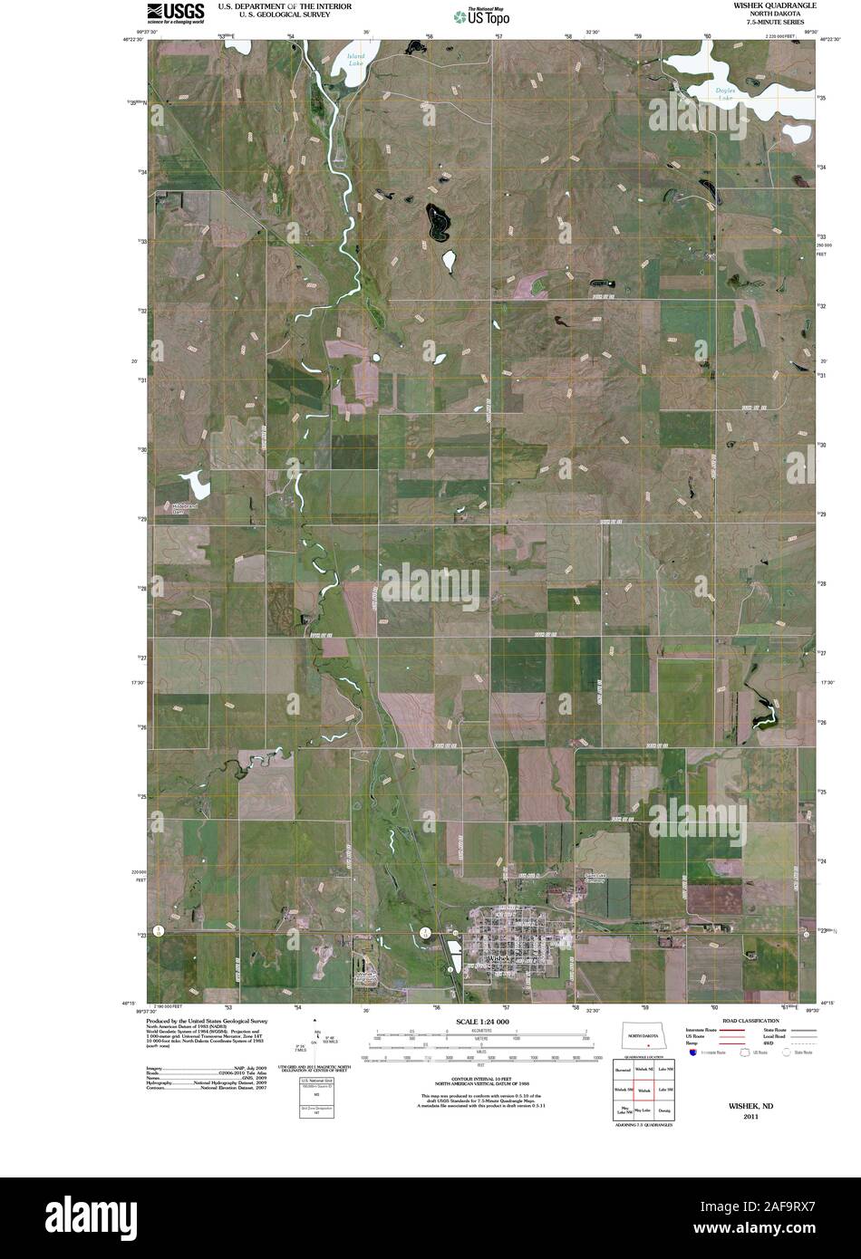 Wishek map Cut Out Stock Images & Pictures Alamy