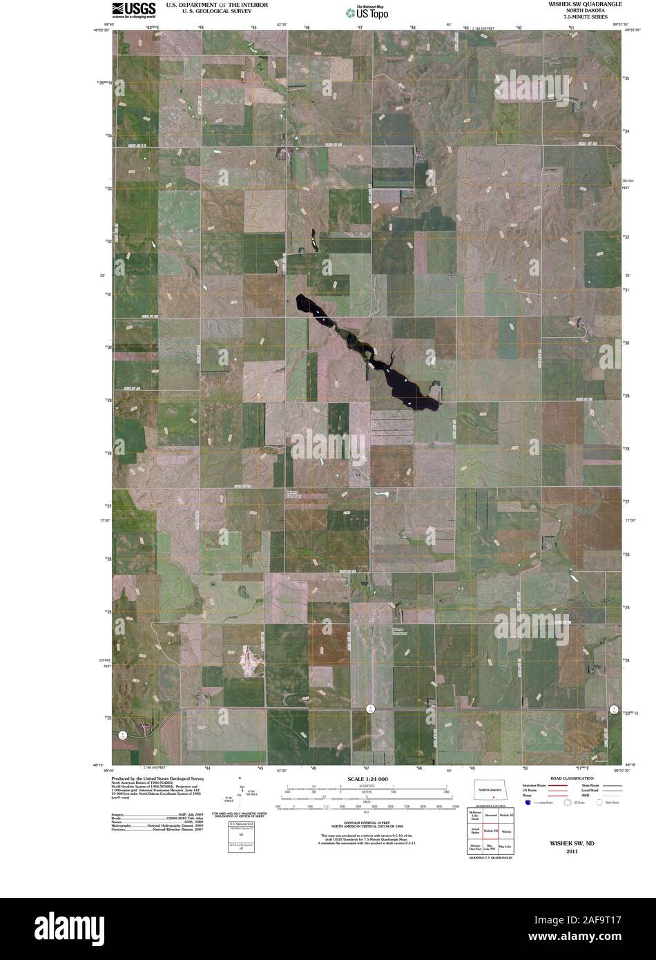 Map of wishek hires stock photography and images Alamy