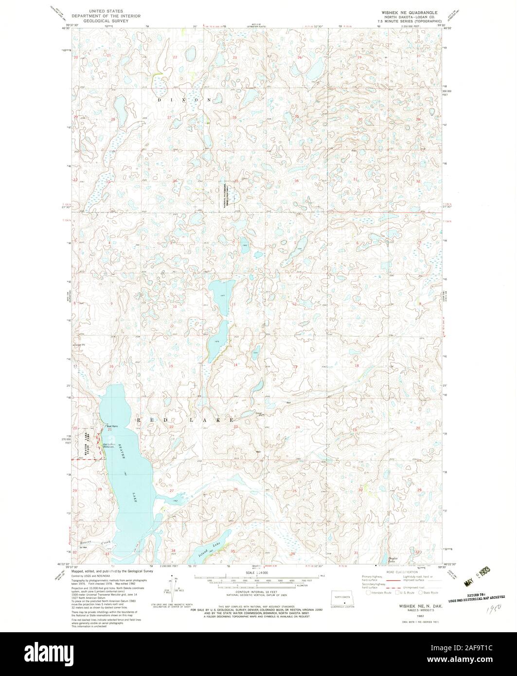 Map of wishek hires stock photography and images Alamy