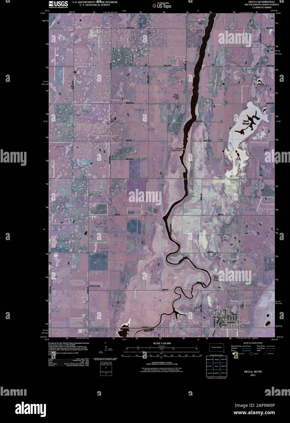 Hecla map hires stock photography and images Alamy