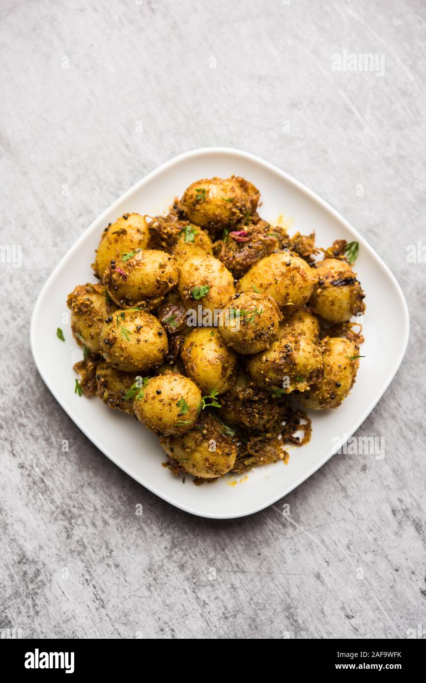 Jeera Aloo Potatoes Flavoured With Cumin seeds and spices. popular