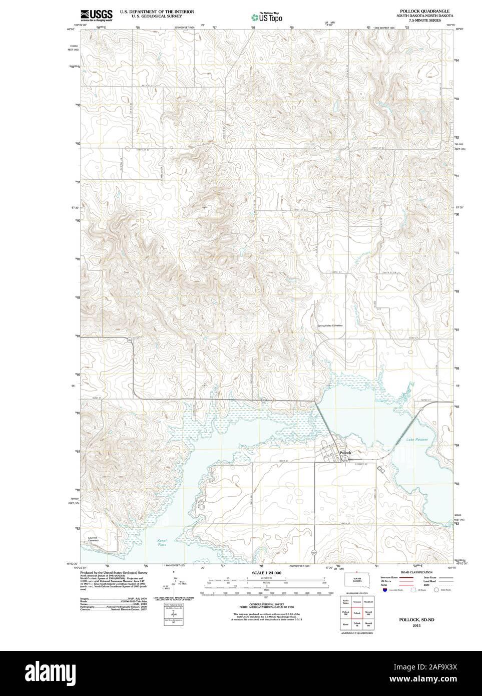 Map of pollock hi-res stock photography and images - Alamy