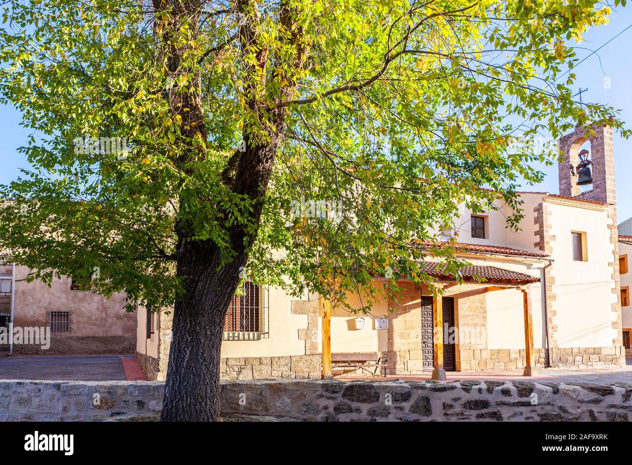 Baños del Tajo village, Natural Park of Alto Tajo, Guadalajara, Spain Stock  Photo - Alamy