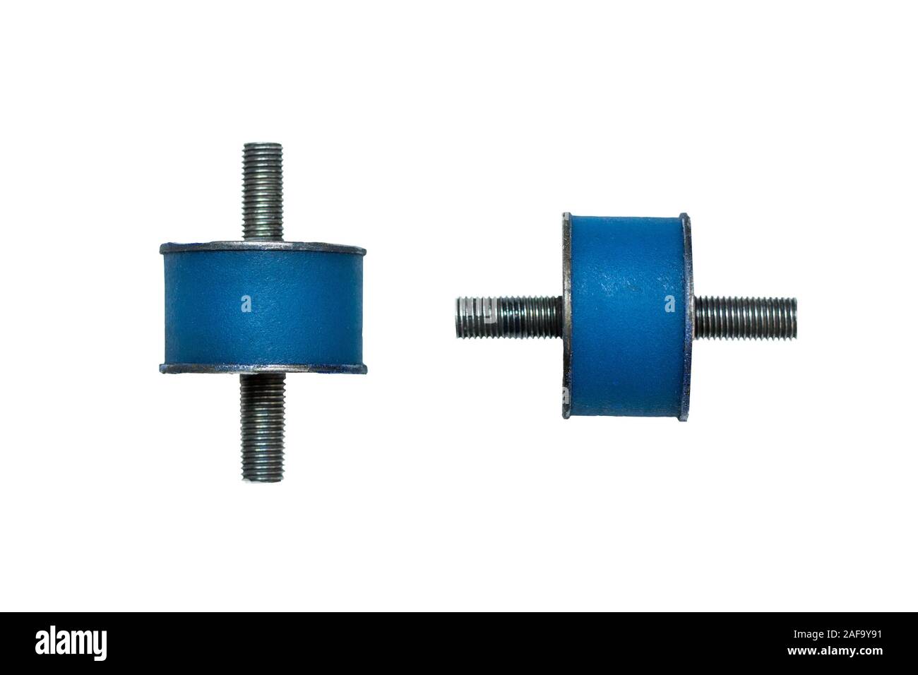 Silent block. Engine mount repaired isolated on white background Stock