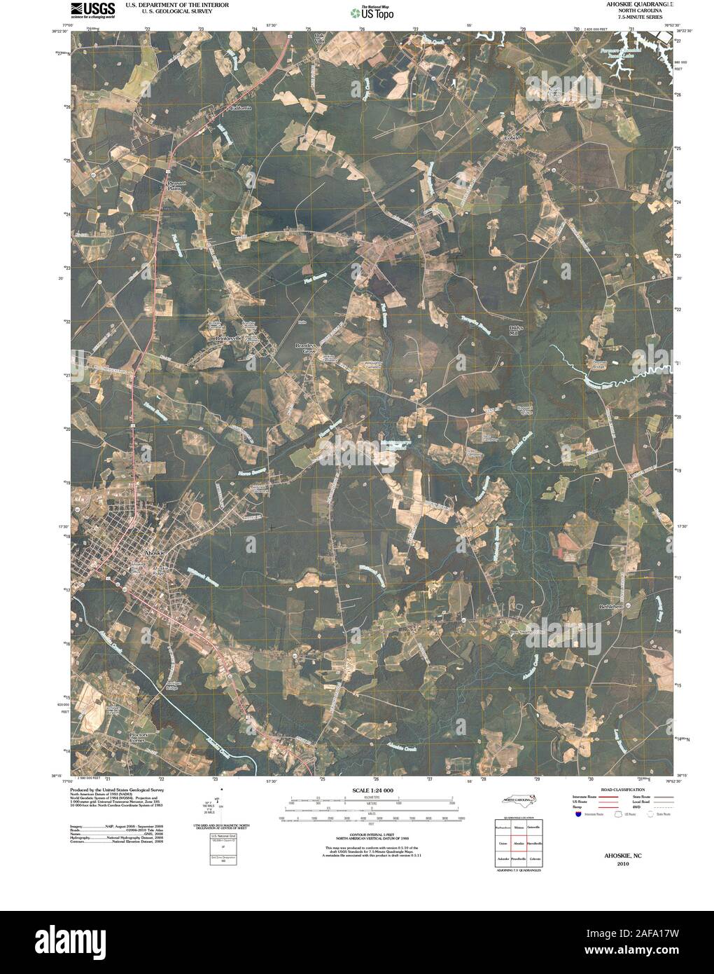 Map of ahoskie Cut Out Stock Images & Pictures - Alamy