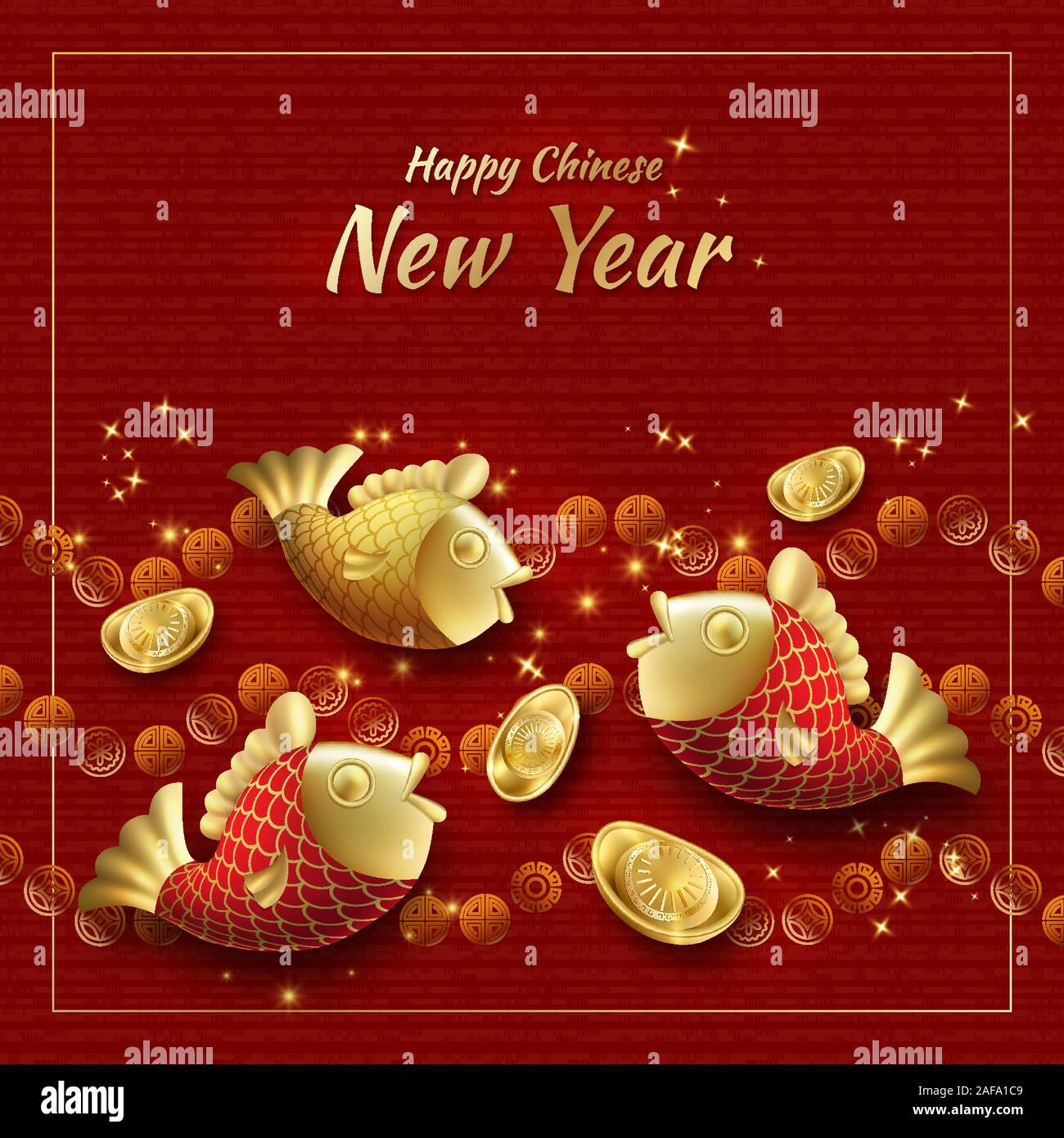 Golden fish chinese new year hi-res stock photography and images - Alamy