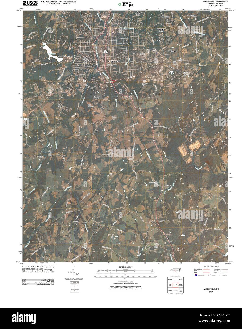 Albemarle north carolina map hires stock photography and images Alamy