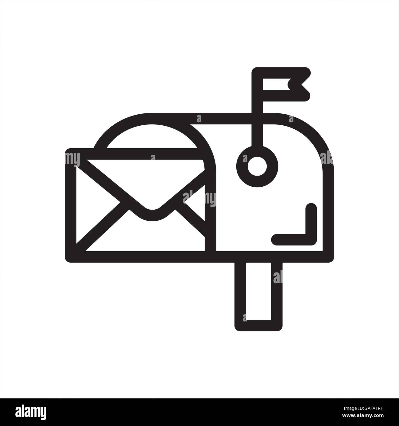 Email, inbox, mailbox icon Stock Vector