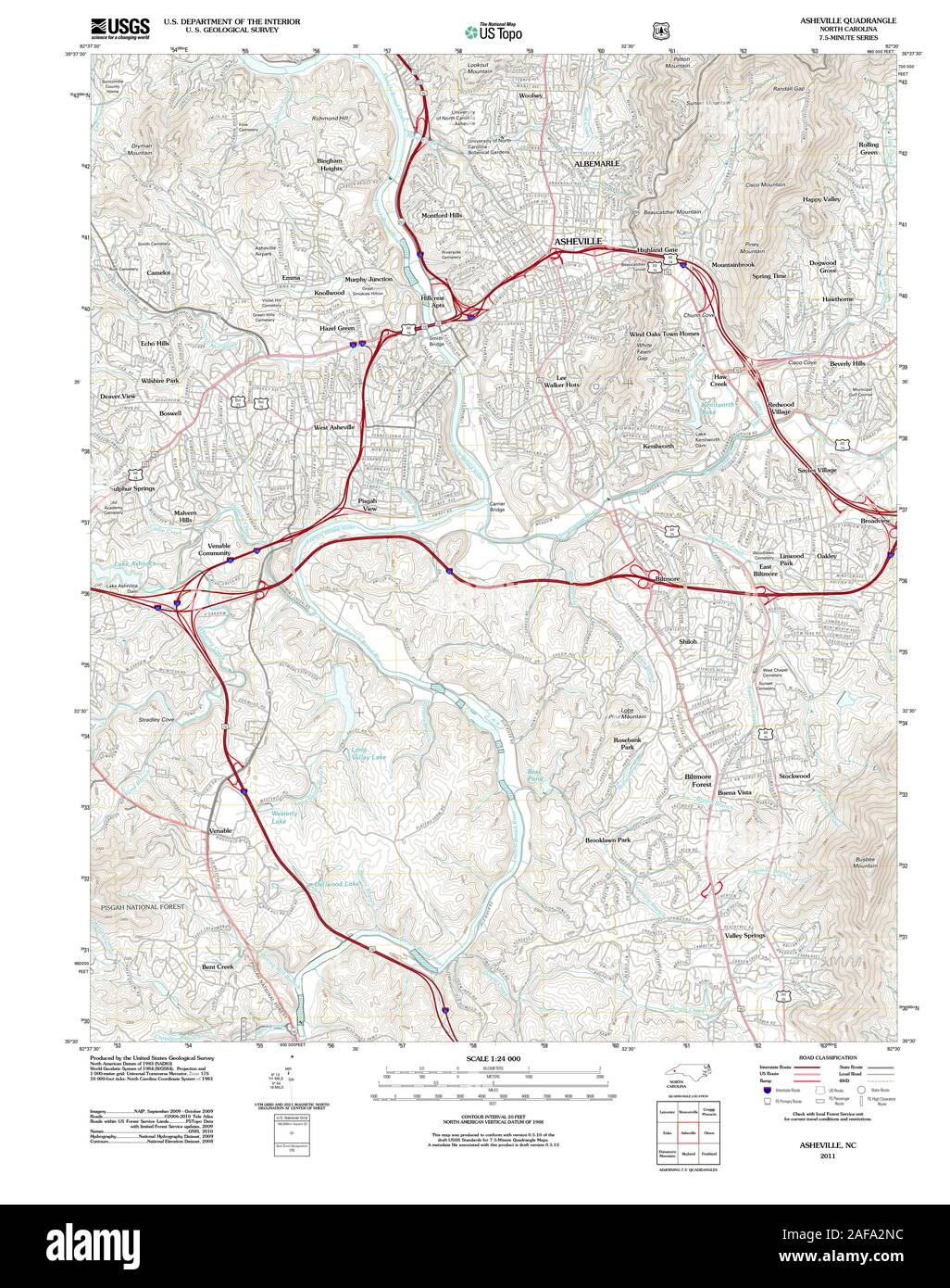 Asheville north carolina map cut out stock images pictures alamy
