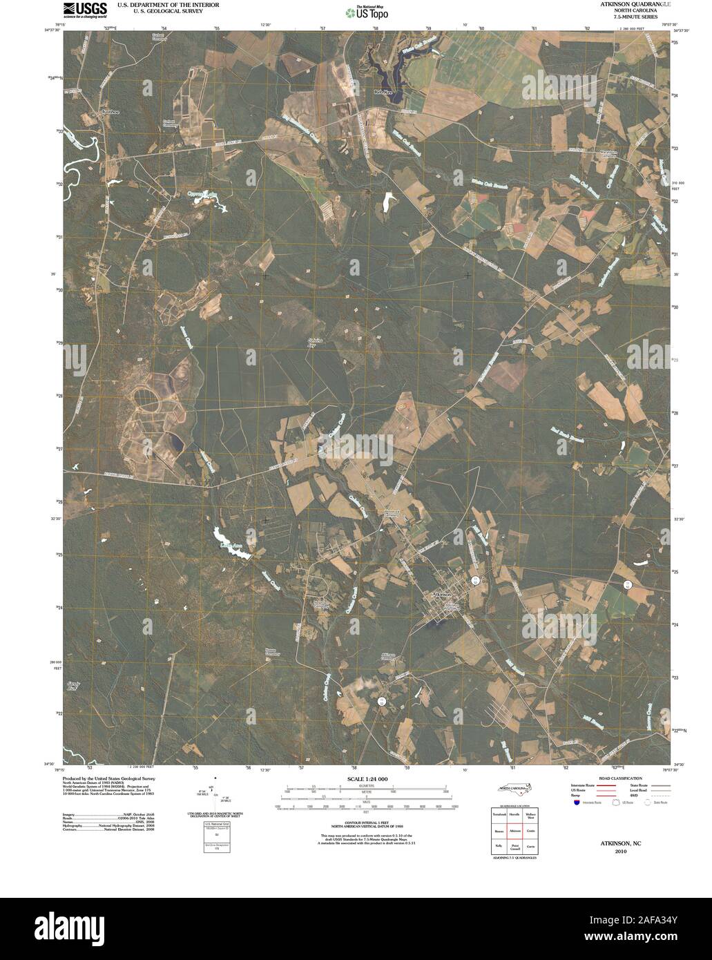 Map of atkinson Cut Out Stock Images & Pictures Alamy