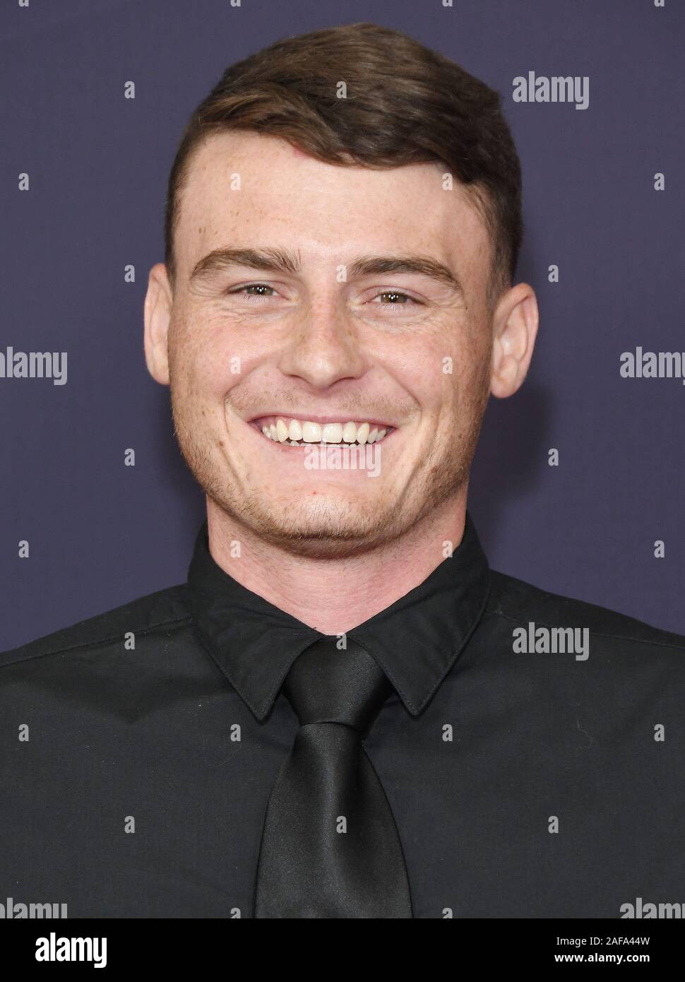 Los Angeles, USA. 13th Dec, 2019. Jake Koehler arrives at The 9th