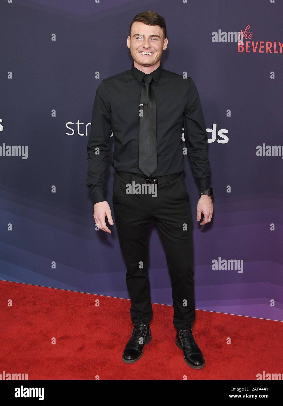 Los Angeles, USA. 13th Dec, 2019. Jake Koehler arrives at The 9th Annual Streamy Awards held at