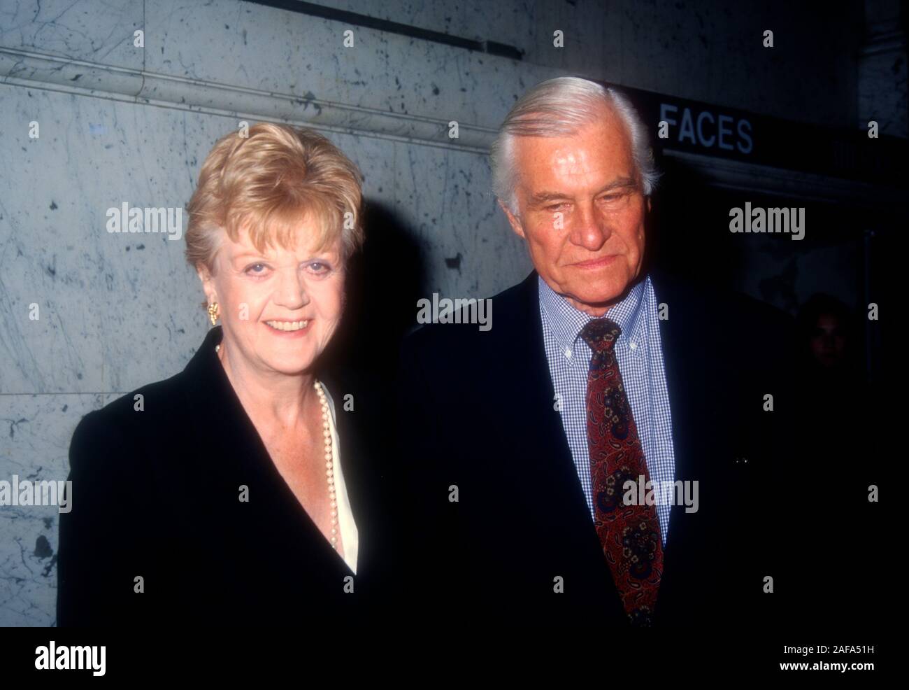 Angela lansbury husband peter shaw hi-res stock photography and images ...