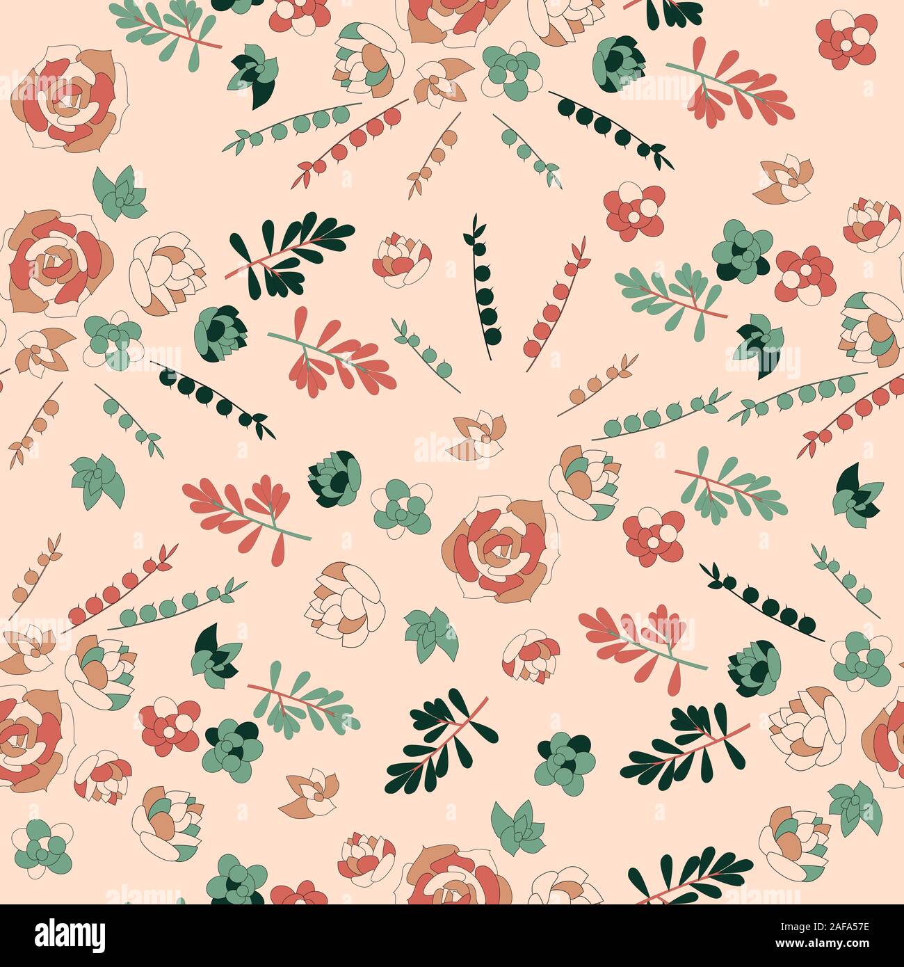 Echeveria rosettes Stock Vector Images - Alamy