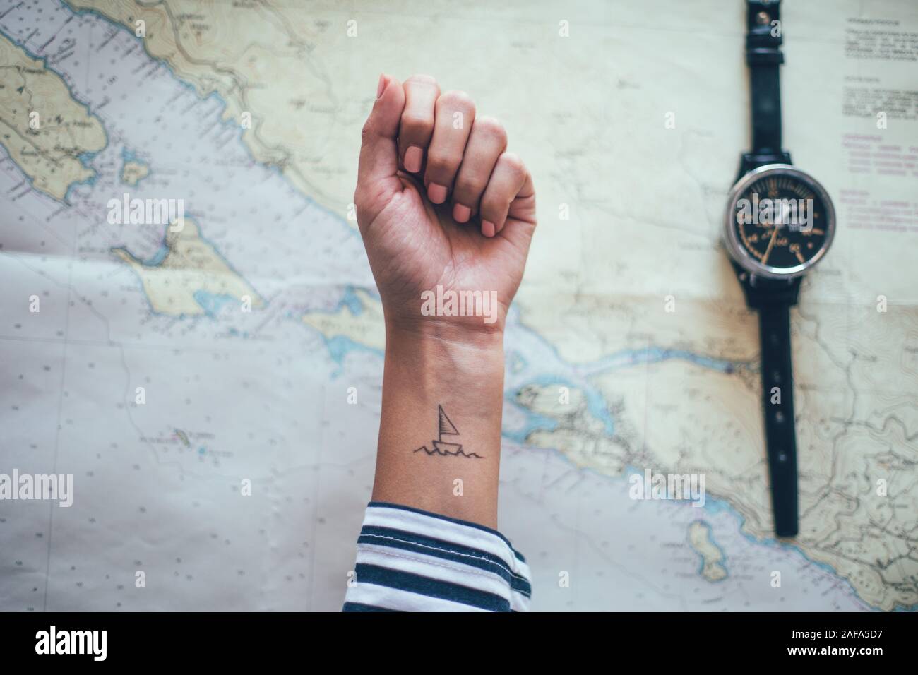 Sailor tattoo hi-res stock photography and images - Alamy