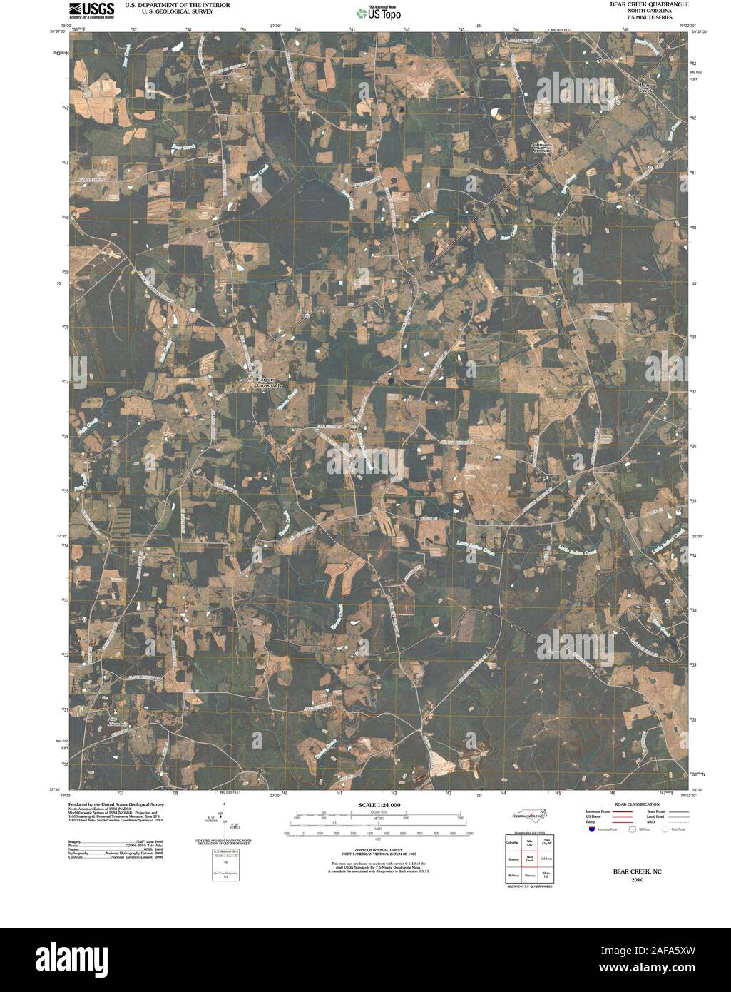 Map of bear creek Cut Out Stock Images & Pictures Alamy