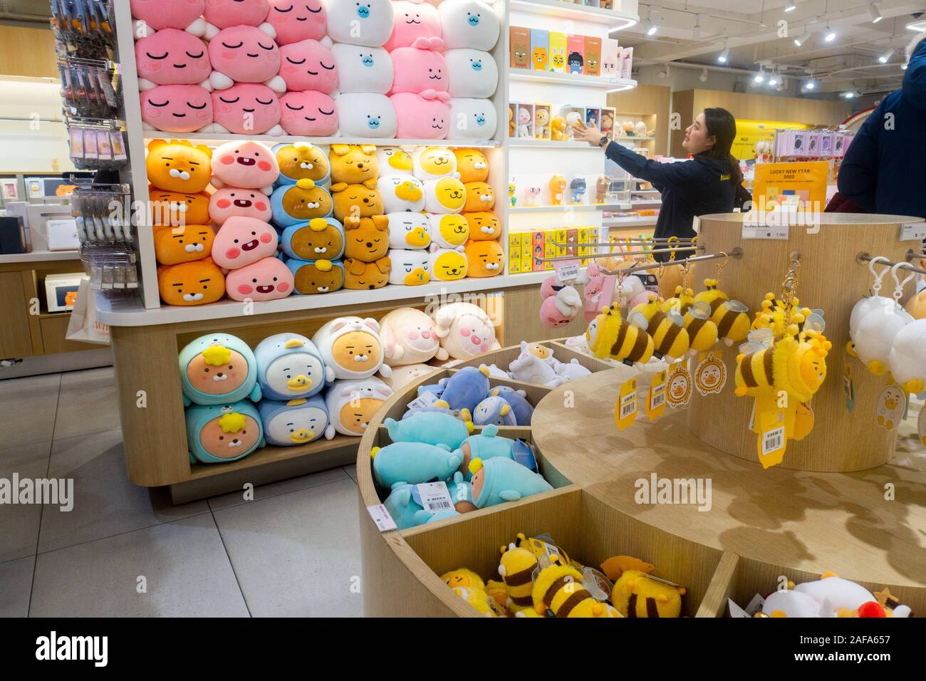 Seoul, South Korea 2019 Kakao friends store Stock Photo