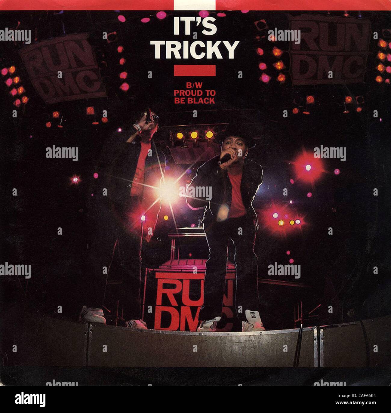 RUND.M.C. It's Tricky Vintage vinyl album cover Stock Photo Alamy