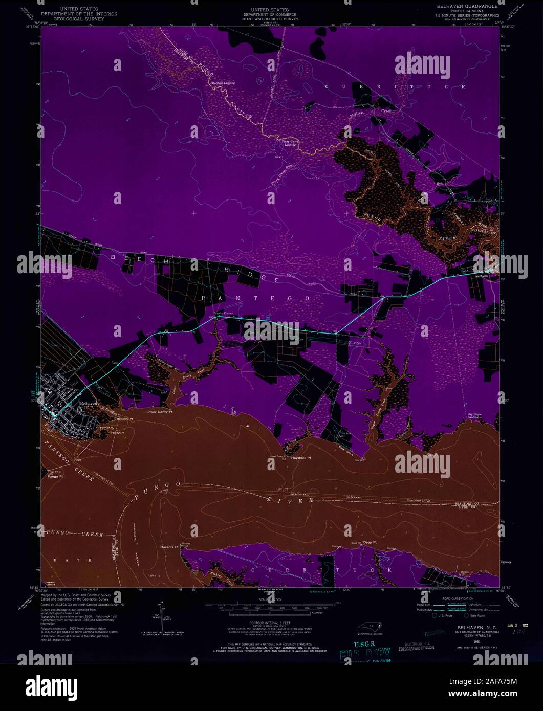 Belhaven map hires stock photography and images Alamy