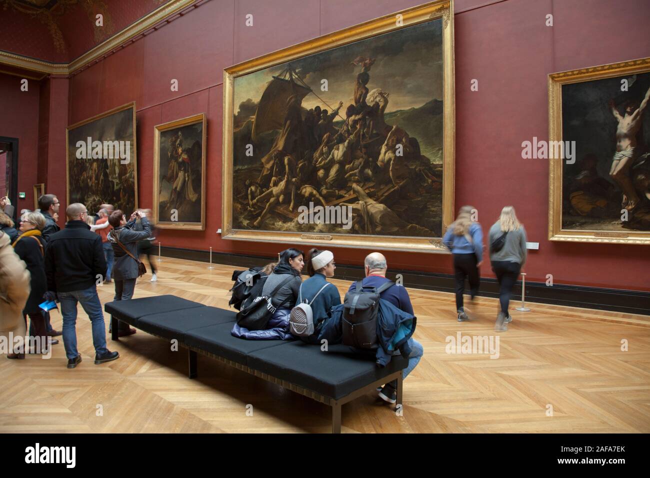 The Raft of the Medusa by French Painter Theodore Gericault in the ...