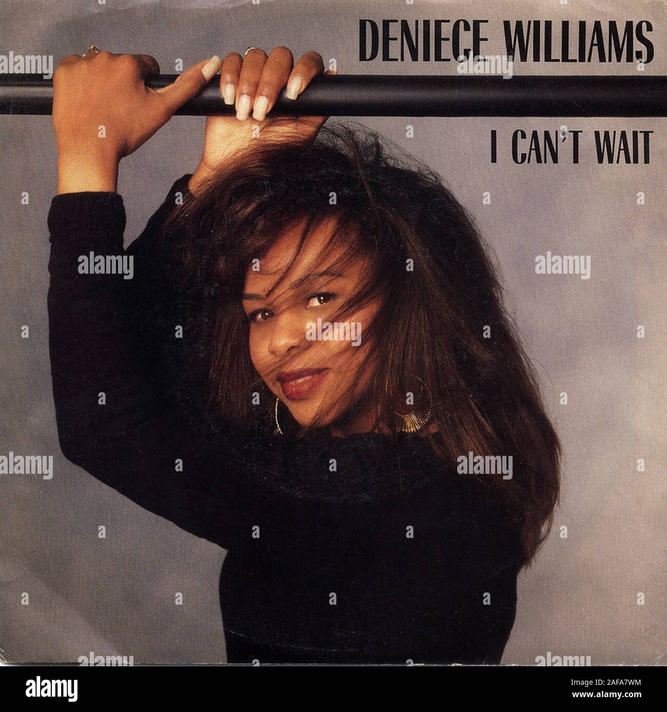 Deniece Williams - I Can't Wait - Vintage vinyl album cover Stock Photo