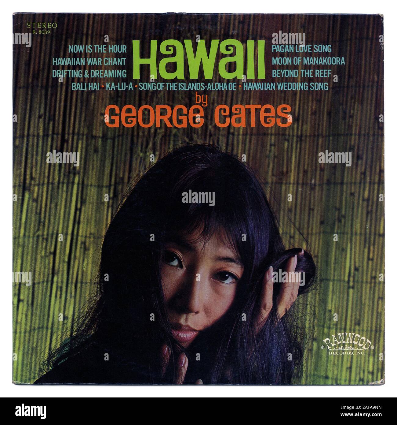 Hawaii Vintage vinyl record cover Stock Photo Alamy