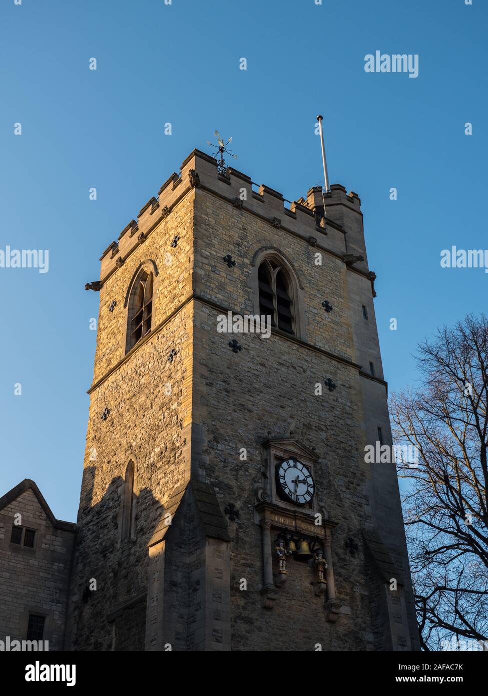 Carfax Tower, Viewpoint, Oxford, Oxfordshire, England, UK, GB. Stock Photo