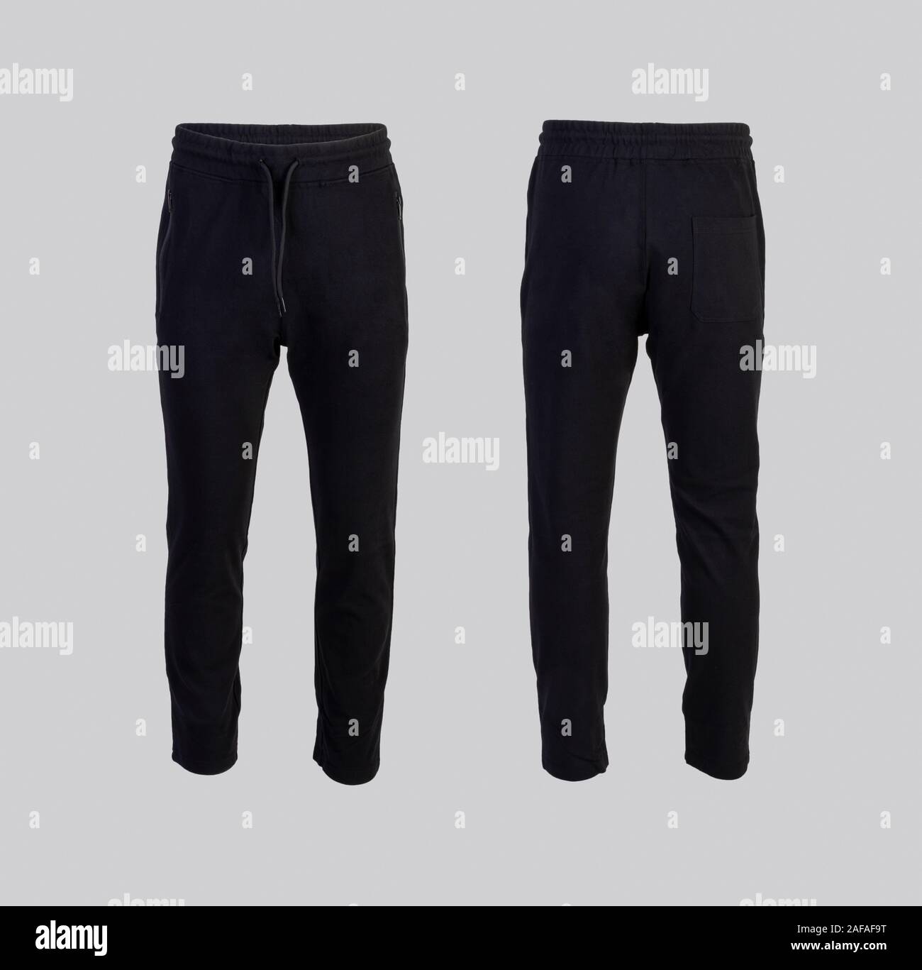 Black sweat trousers hi-res stock photography and images - Alamy