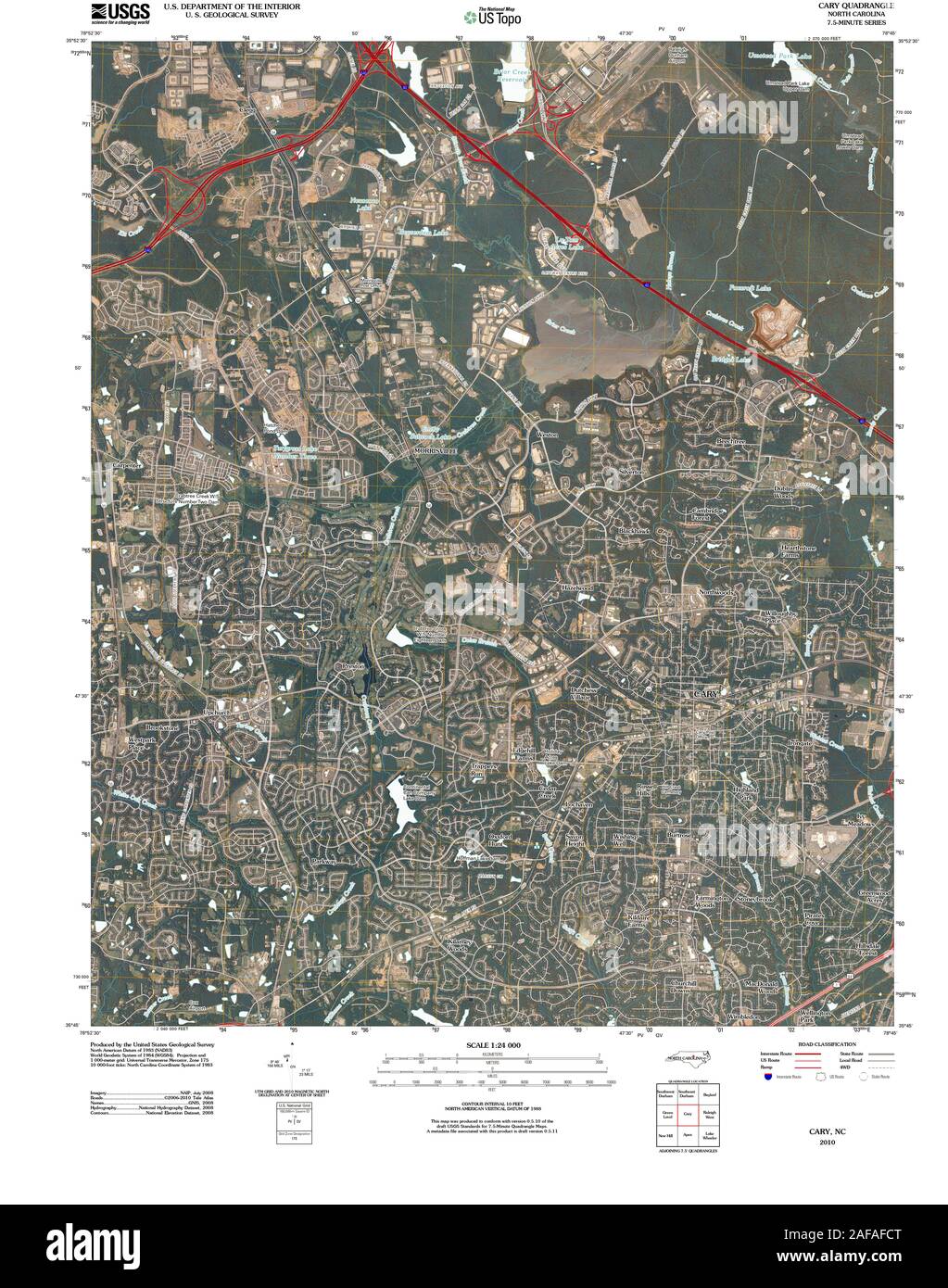 Cary, nc maps hires stock photography and images Alamy