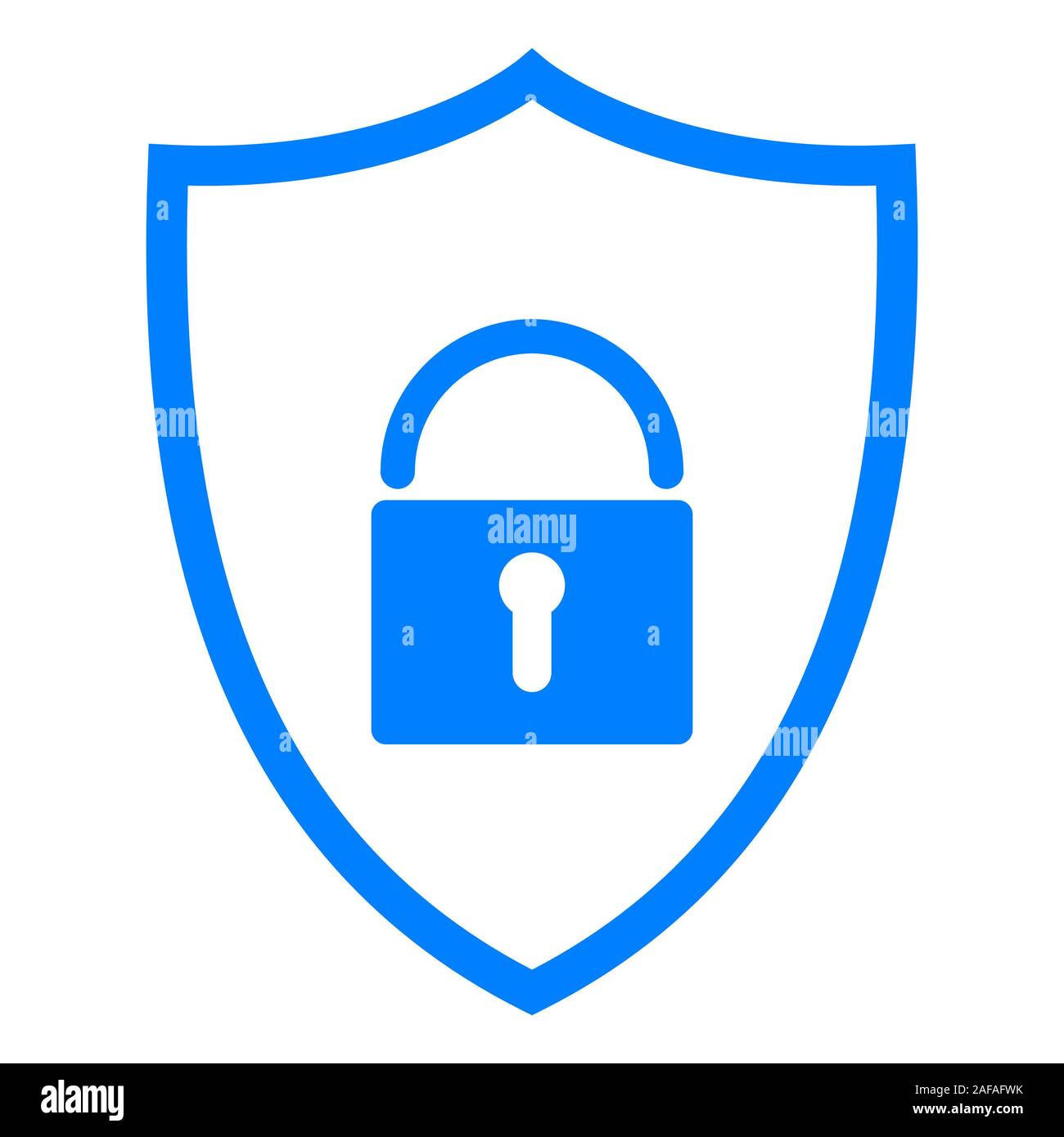 Security shield lock hi-res stock photography and images - Alamy