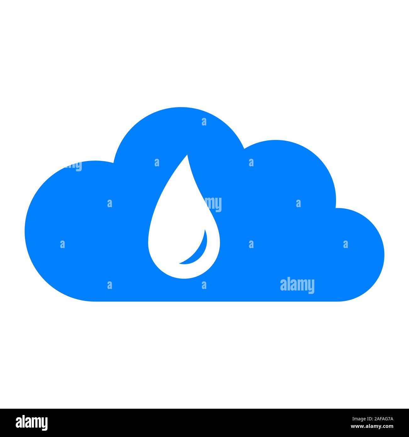 Water drop and cloud Stock Photo - Alamy