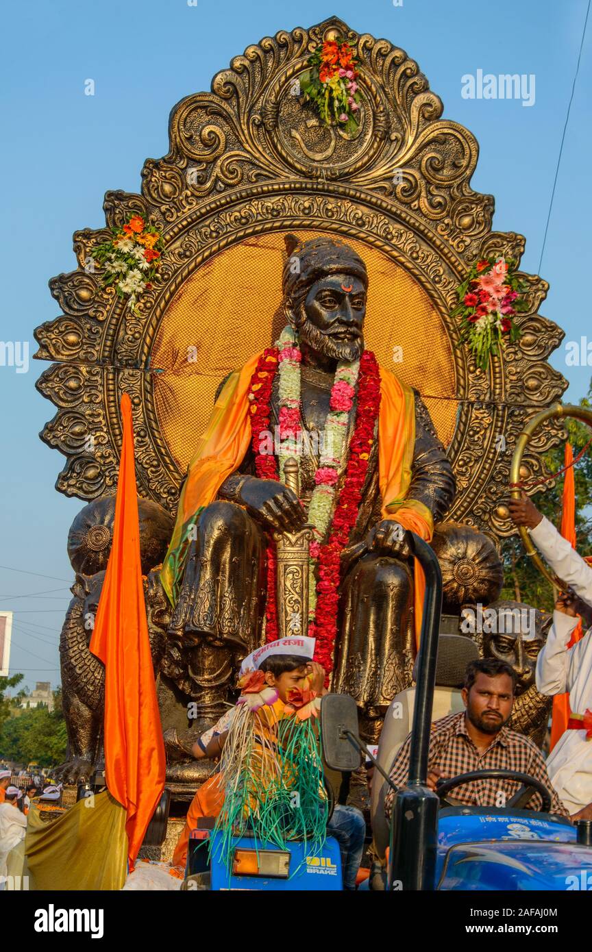 AMRAVATI, MAHARASHTRA, INDIA - 27 SEPTEMBER 2018: Chatrapati ...