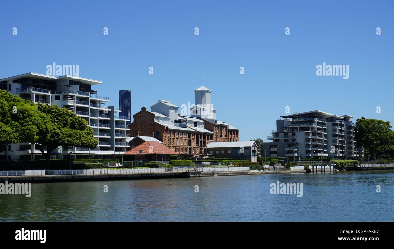 A sunny day in Brisbane / Queensland in Australia Stock Photo