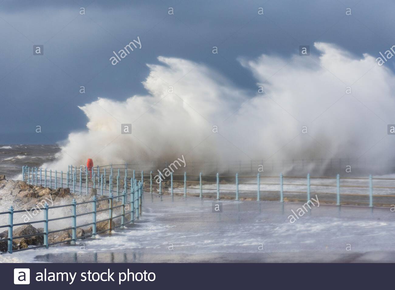 Sandylands Promenade Morecambe Lancashire Uk High Resolution Stock