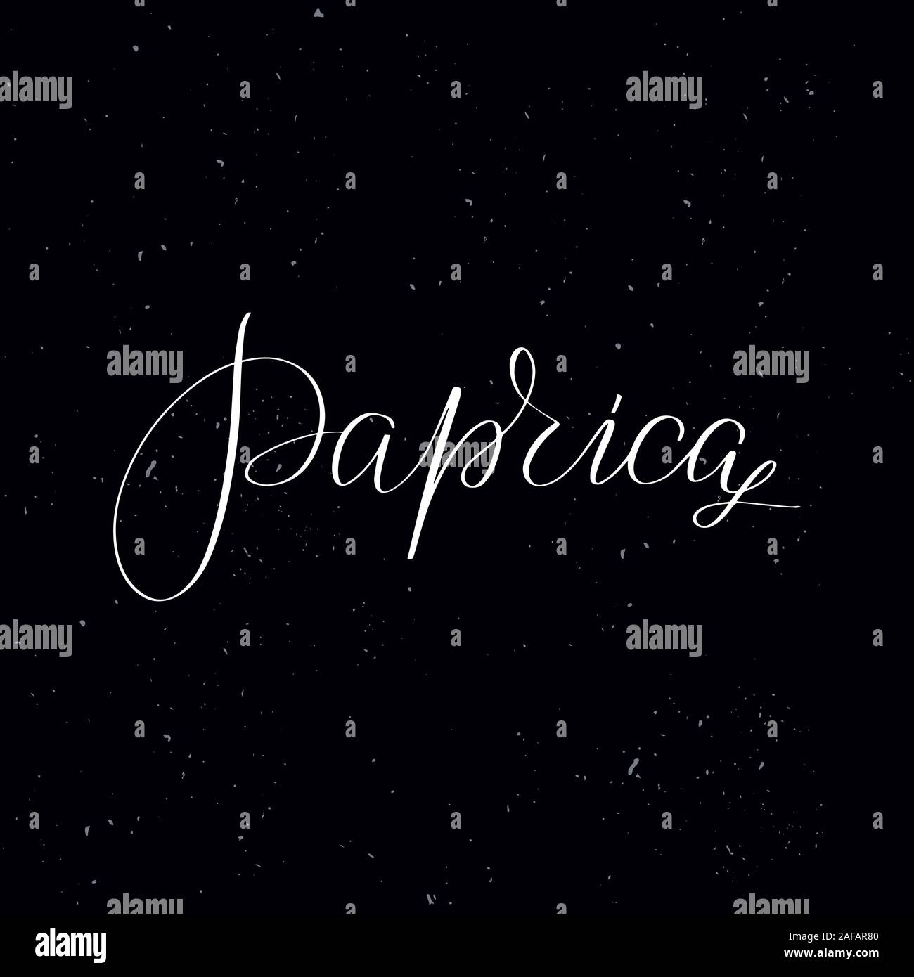 Handwritten calligraphy text, chalk on a blackboard Stock Vector