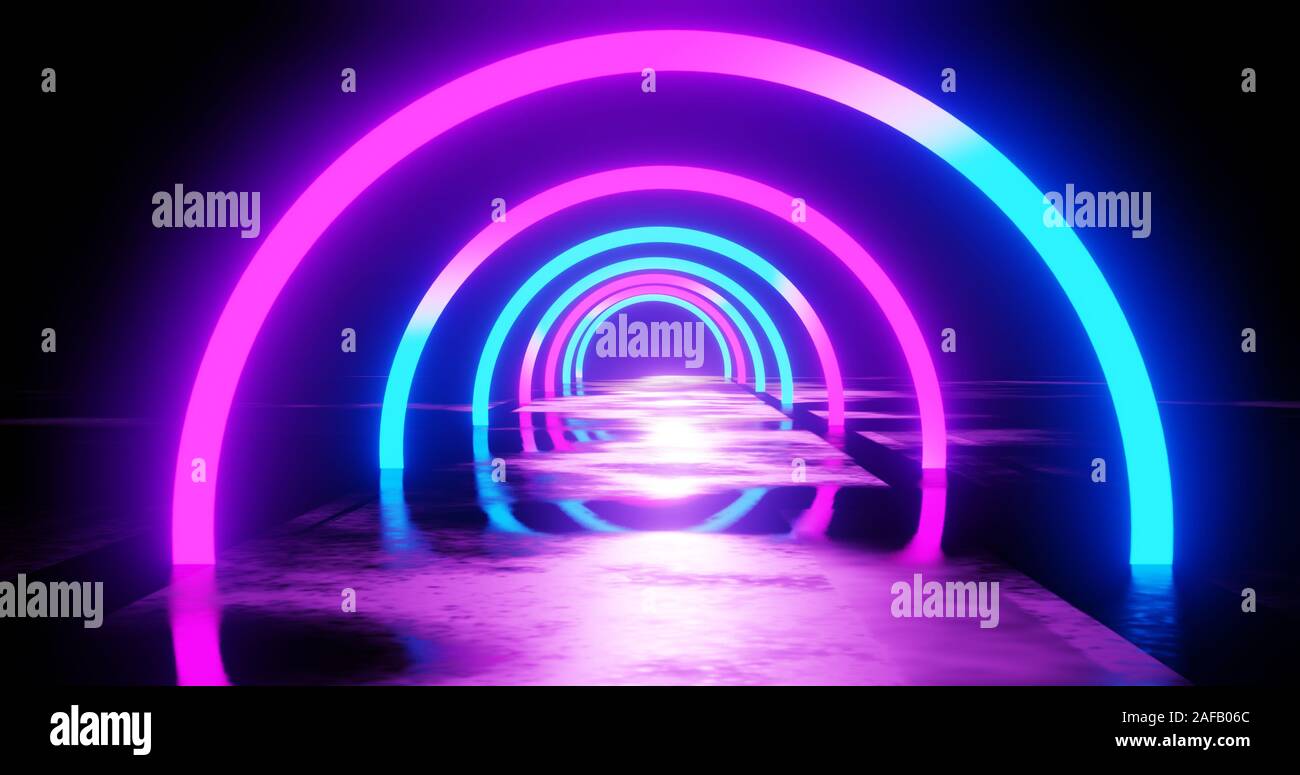 ultraviolet spectrum, blue violet neon lights, laser show, night club,  equalizer, abstract fluorescent background, optical illusion, virtual  reality Stock Photo - Alamy